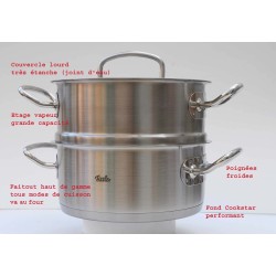 Ensemble vapeur Douce Fissler