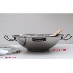 Wok Artame inox 18/10
