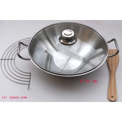 Wok Artame inox 18/10