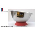 Bassine "cul de poule" inox