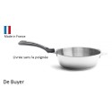 Sauteuse bombée De Buyer - amovible Twisty 24 cm INOX