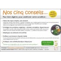 Flyer : Nos 5 conseils pour bien digérer...