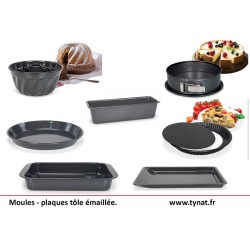 Moule à manqué émaillé sans téflon