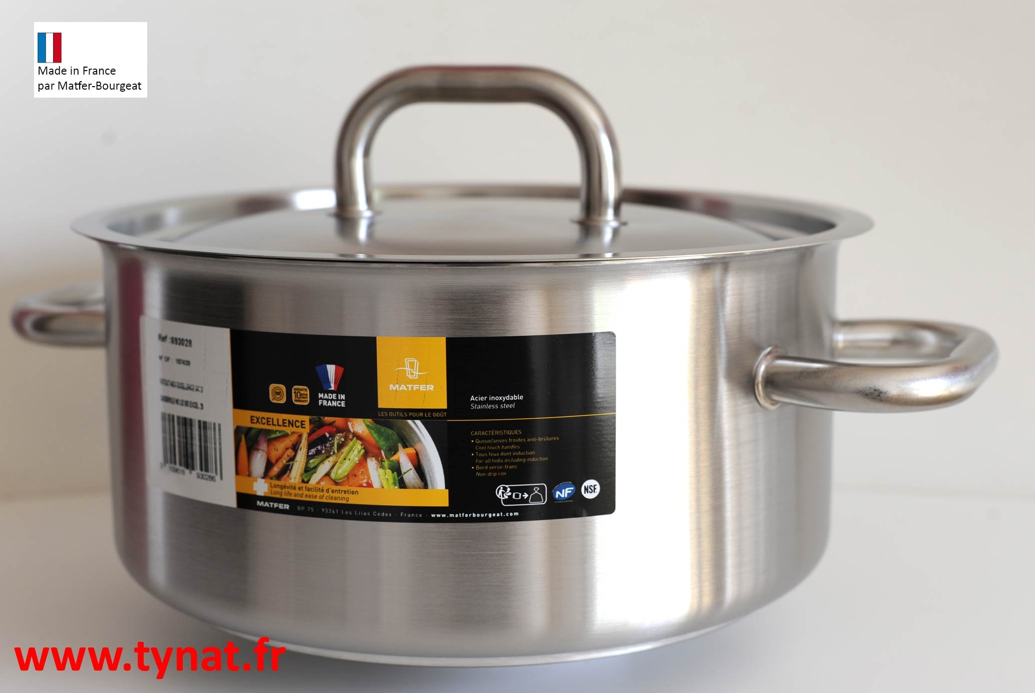 Couvercle inox Tradition et Excellence - Matfer Bourgeat