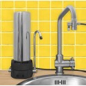 Filtre à eau en inox - sur évier Hydropure XM