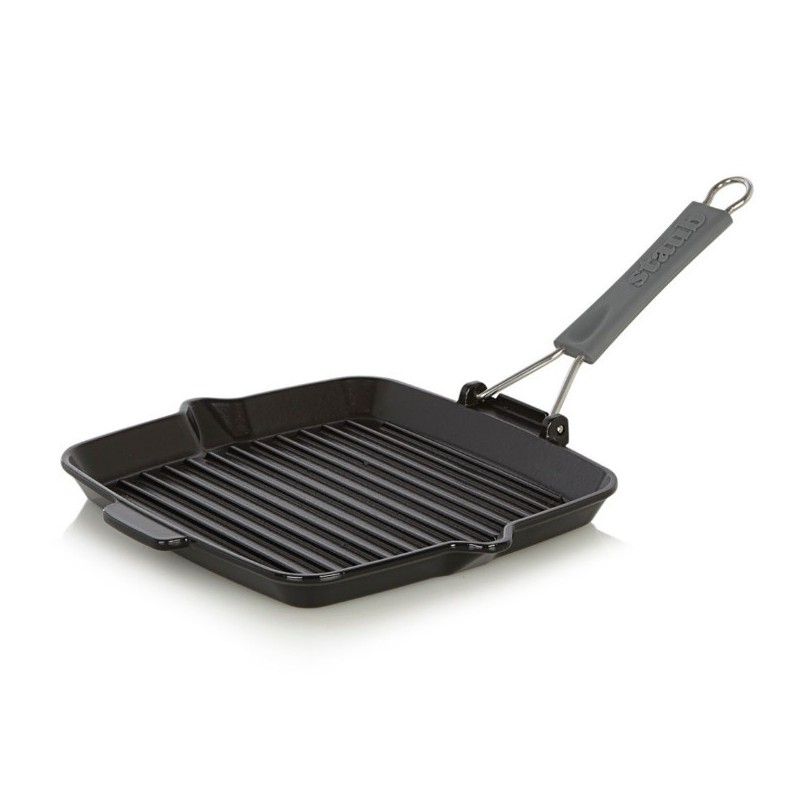 Gril fonte carré 24 cm Staub