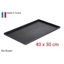 Plaque de cuisson 40 x 30 bords droits sans téflon