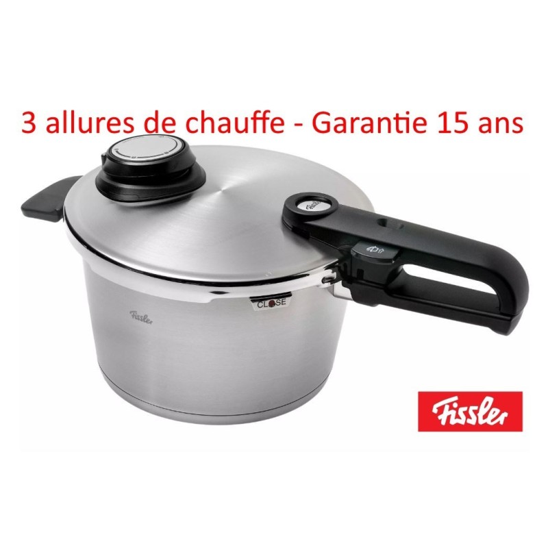 Vitavit Premium 2.0. Autocuiseur 1,8L à 8L (Avec panier vapeur) - Fissler