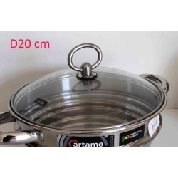 Couvercle verre Fissler D 20 cm CS Royal