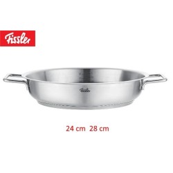 Poêle Multi-fonctions Fond lisse 2 anses Fissler inox 18/10