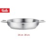 Poêle Multi-fonctions Fond lisse 2 anses Fissler inox 18/10