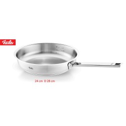 poele inox, manche inox Fissler