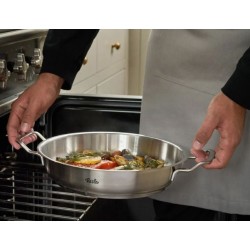 Poêle 2 anses inox Profi Collection