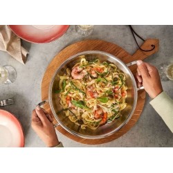 Poêle 2 anses inox Profi Collection