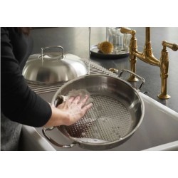 Poêle 2 anses inox Profi Collection