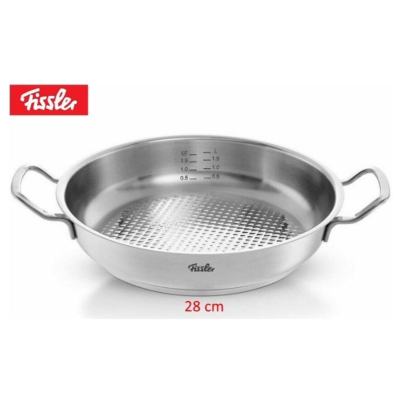 Poêle 2 anses inox Profi Collection