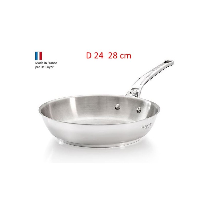 poêle inox milady De Buyer sans Téflon