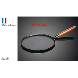 crepiere fonte staub 28 cm