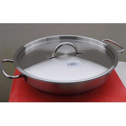 Exemple d'utilisation sur une poêle inox 2 anses