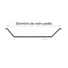 couvercle inox pour poêle ou sauteuse
